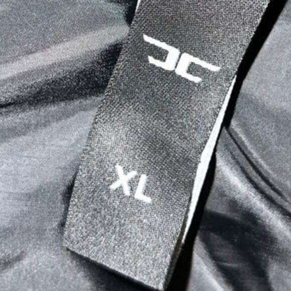 ↳ Unisex V Stripe Fur Collar Nylon Bomber Jacket Size XL Extra Large (2A-1JBR) - Picture 6 of 6